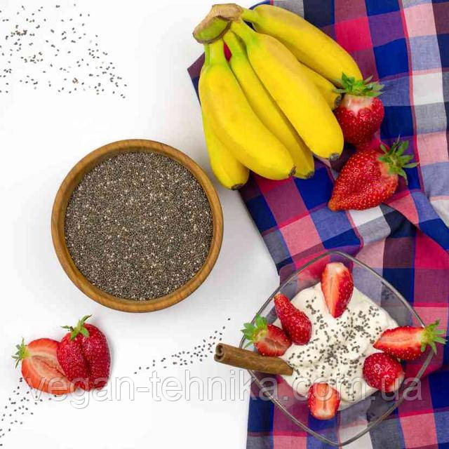 Семена чиа — натуральный суперфуд для похудения, источник Омега-3, растительной клетчатки и антиоксидантов для здоровья и энергии Семена чиа — натуральный суперфуд для похудения, источник Омега-3, растительной клетчатки и антиоксидантов для здоровья и энергии