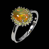 Каблучка. Натуральний опал. Срібло 925., фото 2