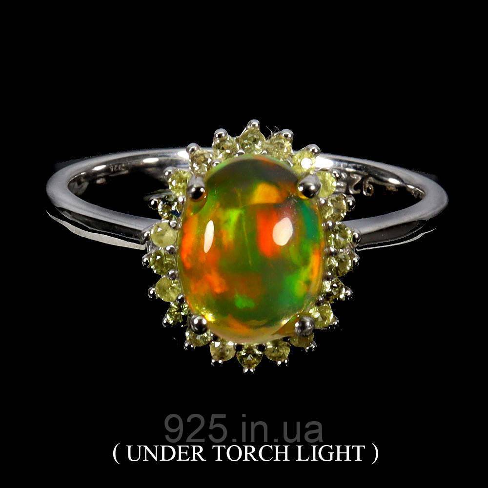 Каблучка. Натуральний опал. Срібло 925., фото 1