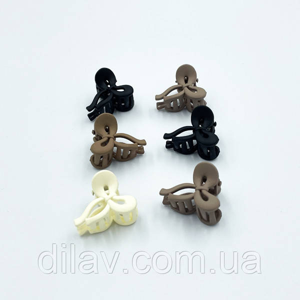 Заколка краб, упаковка 12штук 2.5см, фото 1