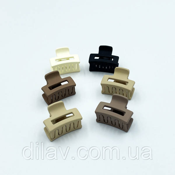 Заколка краб, упаковка 12штук 2.5см, фото 1