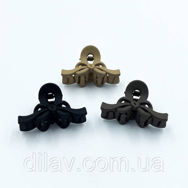 Заколка краб, упаковка 12штук 4см, фото 1