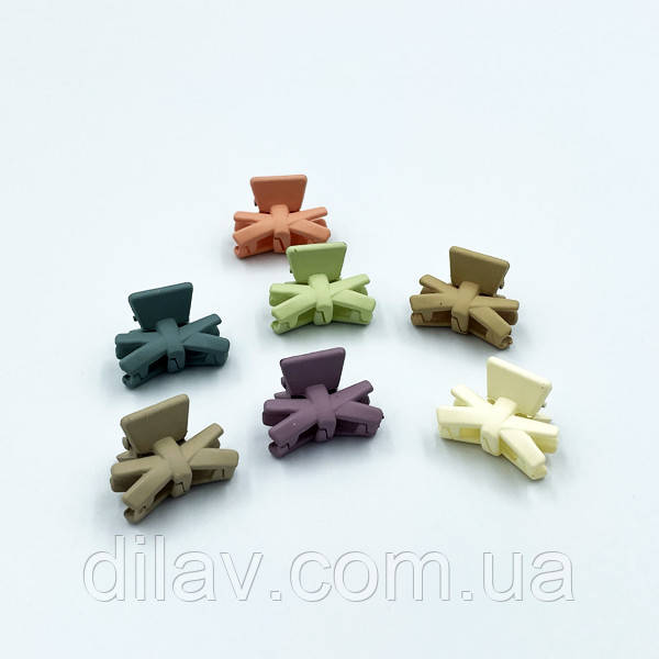 Заколка краб, упаковка 12штук 2.5см, фото 1