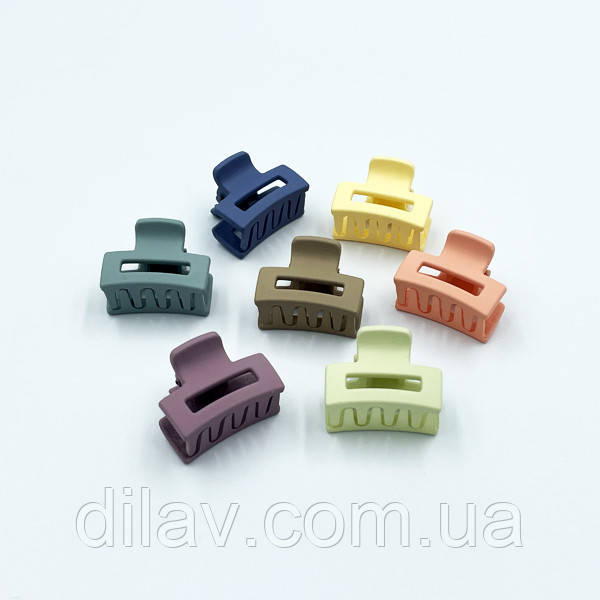 Заколка краб,  упаковка 12штук 2.5см, фото 1