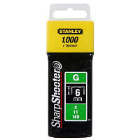 Скоби для будівельного степлера 6 мм універсальні для кріплення матеріалів і виконання робіт BROWN