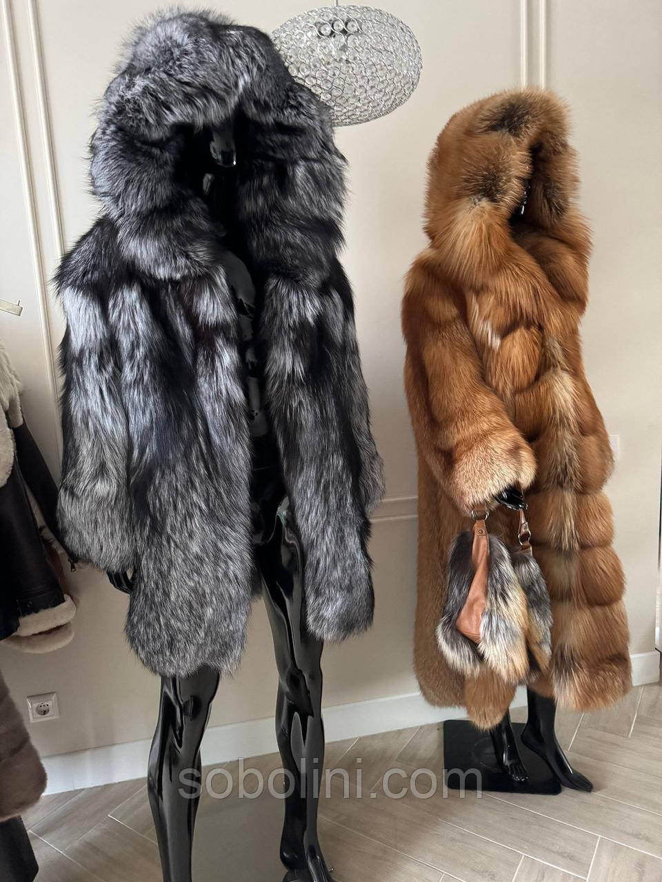 Чоловіча шубка з хутра Чорнобурки, фото 1