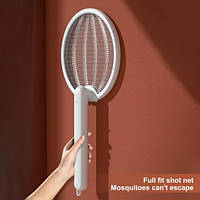 Электрическая мухобойка ловушка 3 в 1 с УФ-лампой для защиты от насекомых в доме на улице BROWN