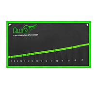 Чохол для гайкових ключів 14 штук компактний органайзер для автолюбителів механіків домашніх майстрів BROWN