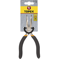 Плоскогубці прецизійні подовжені для ремонту та складання дрібних деталей з ергономічними ручками BROWN