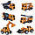 Великий набір будівельних машин 6 в 1 Woopie, фото 3
