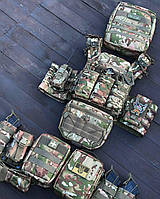 Модернизированная плитоноска "PRO", РПС+12 подсумков