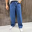 Чоловічі широкі джинси Carhartt блакитні, вільний крій, Y2K стиль, преміальна якість., фото 2