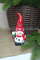 Фігурка керамічна "Сніговик". 18*7*10см