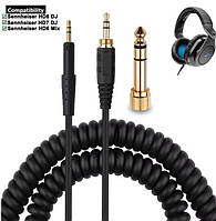Кручений кабель для навушників Sennheiser HD 6 MIX HD 7 DJ HD 8 DJ HD515