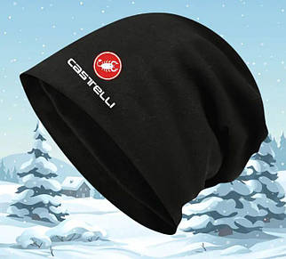 Спортивна шапочка Castelli для велоспорту (56-60) подовжена