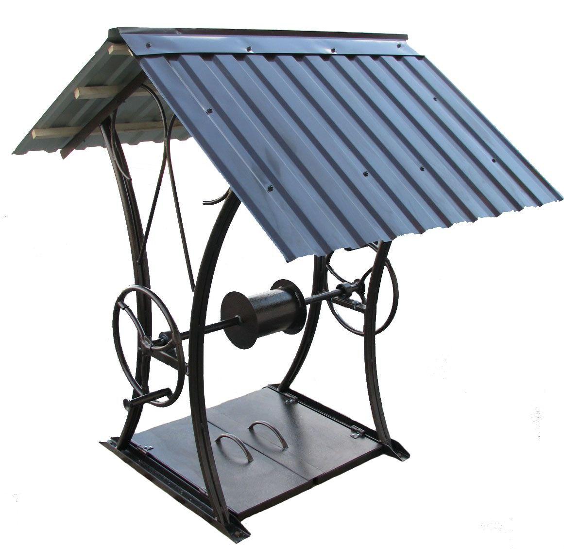 Кований каркас — дах для колодязя та вороток, фото 1