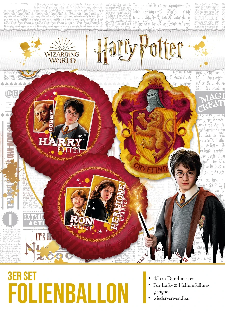 Party Factory 18" Набір Гаррі Потер фольгована куля  3 шт - В УП, фото 1