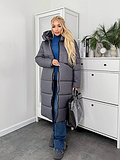 Пальто жіноче зимове стьобане 1099 | розміри 50-52, 54-56, 58-60, фото 3