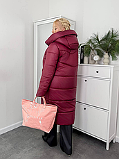 Пальто жіноче зимове стьобане 1099 | розміри 50-52, 54-56, 58-60, фото 5