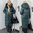 Пальто жіноче зимове стьобане 1099 | розміри 50-52, 54-56, 58-60, фото 7