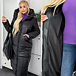 Пальто жіноче зимове стьобане 1099 | розміри 50-52, 54-56, 58-60, фото 10