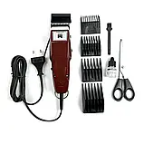 Машинка для стрижки в наборі мережева Moser 1400 Burgundy 1400-0278, фото 5