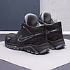 Чоловічі зимові шкіряні черевики, кросівки з натуральної шкіри чорні на хутрі для чоловіків на зиму, розмір 40 41 42 43 44 45, фото 6
