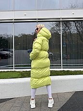 Пуховик жіночий зимовий аеропух | 42-46, 48-50, 52-54 розмір, фото 4