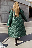 Стильне жіноче стьобане пальто №2415, фото 7