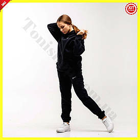 Теплий жіночий спортивний костюм з флісом для зими бавовняний костюм для активного відпочинку 42-50