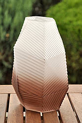 Склянна ваза, висота - 20 см