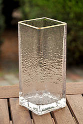 Склянна ваза, висота - 20 см