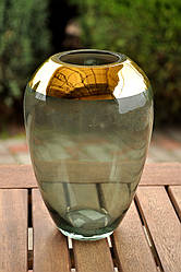 Склянна ваза, висота - 20 см