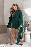 Жіноче демісезонне пальто №2568-зелений, фото 2