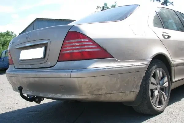 Фаркоп - Mercedes S-Class (W220) Седан (1998-2005) з'ємний на 2 болтах