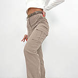 Жіночі вельветові штани карго "Urban" Батал, фото 10