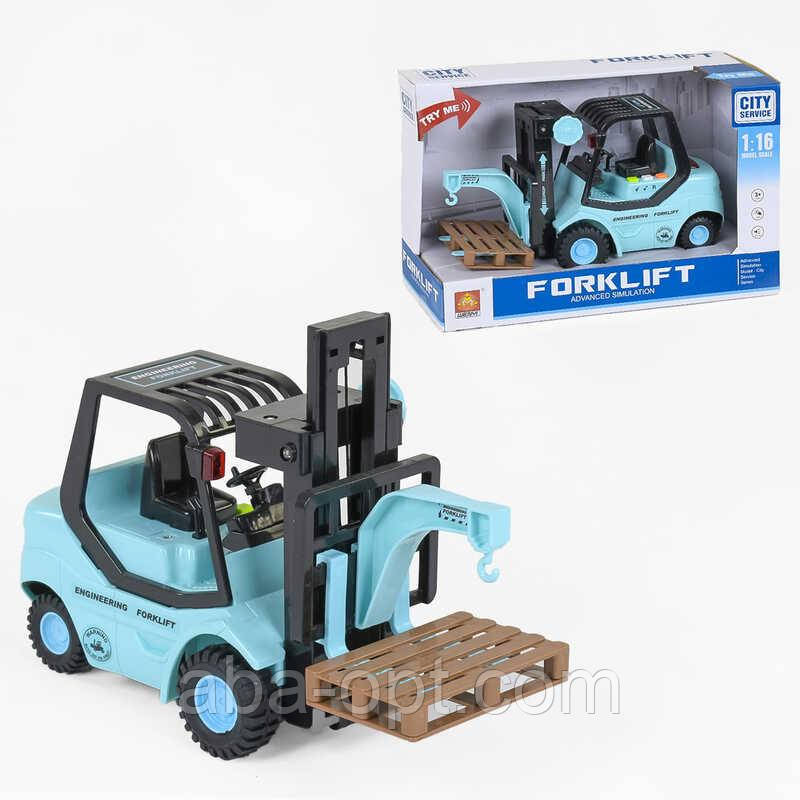 Навантажувач інерційний WY 690 B (24) світло, звук, в коробці, фото 1