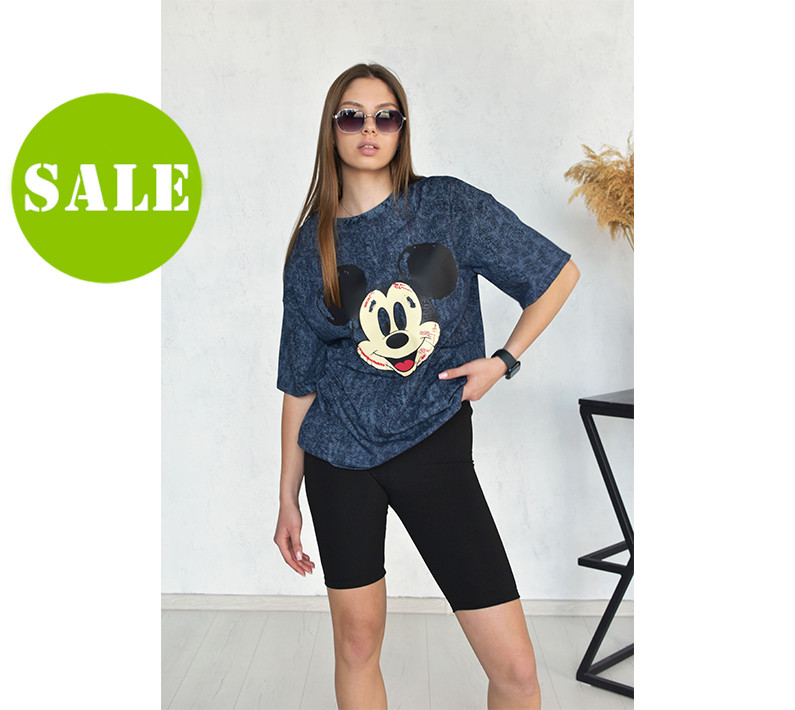 Жіночий спортивний комплект із шортами рубчик "Winsome" Норма та батал, фото 1