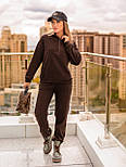 Спортивний костюм на флісі жіночий "Real" Норма та батал, фото 6