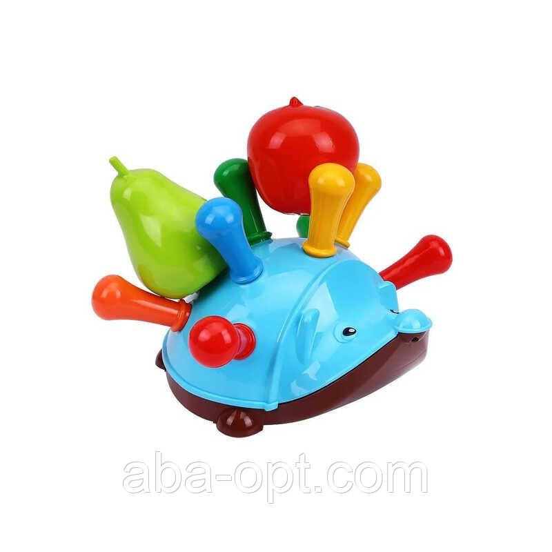 Гр Іграшка "Їжачок" 8300 (4) "Technok Toys", сортер, яблуки, грушки, в коробці, фото 1