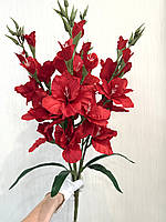 Неймовірний букет з пʼяти великих гладіолусів ( Premium, 77 см ), фото 3