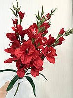 Неймовірний букет з пʼяти великих гладіолусів ( Premium, 77 см ), фото 5