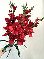 Неймовірний букет з пʼяти великих гладіолусів ( Premium, 77 см ), фото 4