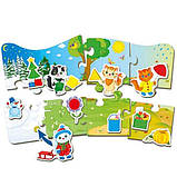 Гра Пазл з липучками "4 сезони" VT2907-04 / укр (6) "Vladi Toys", фото 3