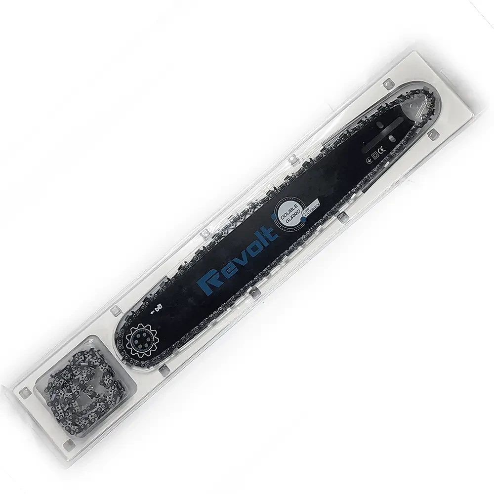 Набір Revolt 18" для бензопили шина + 2 ланцюги 72 ланки, фото 1