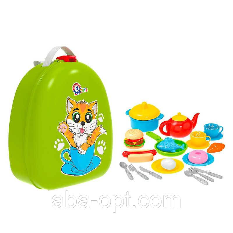 Гра Набір продуктів у рюкзаку 8225 (3) "Technok Toys", посуд, їжа, фото 1