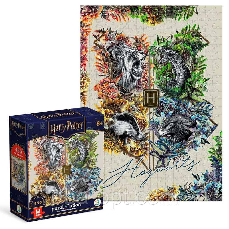 Гра Пазл Hard-M "Факультети" 200659 (30) "DoDo", 450 елементів, розмір зібраного пазла:39х28 см, в коробці, фото 1