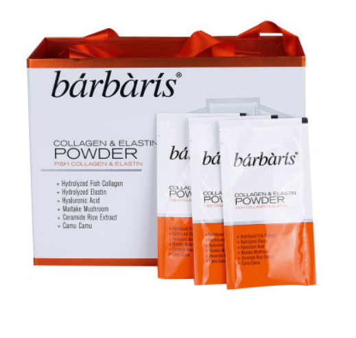 Комплекс "Рибний колаген з еластином у порошку" Barbaris, 30 саше по 9,5 г, фото 1