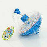 Дзиґа 878-3 А (120/2) 4 кольори, з підсвічуванням, на батарейці, в сітці, ВИДАЄТЬСЯ ТІЛЬКИ МІКС ВИДІВ, фото 3