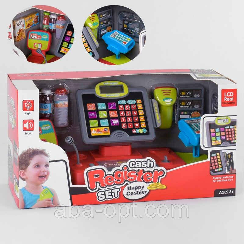 Касовий апарат 35559 B (6) світло, звук, калькулятор, мікрофон, в коробці, фото 1